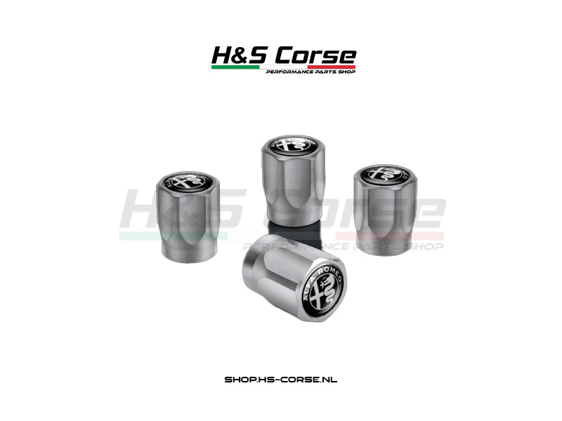 Ventieldoppen set Alfa Romeo - Nieuw type logo