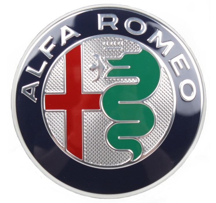 Alfa Embleem Diameter 75mm - Giulia , Stelvio , Tonale, FL MiTo