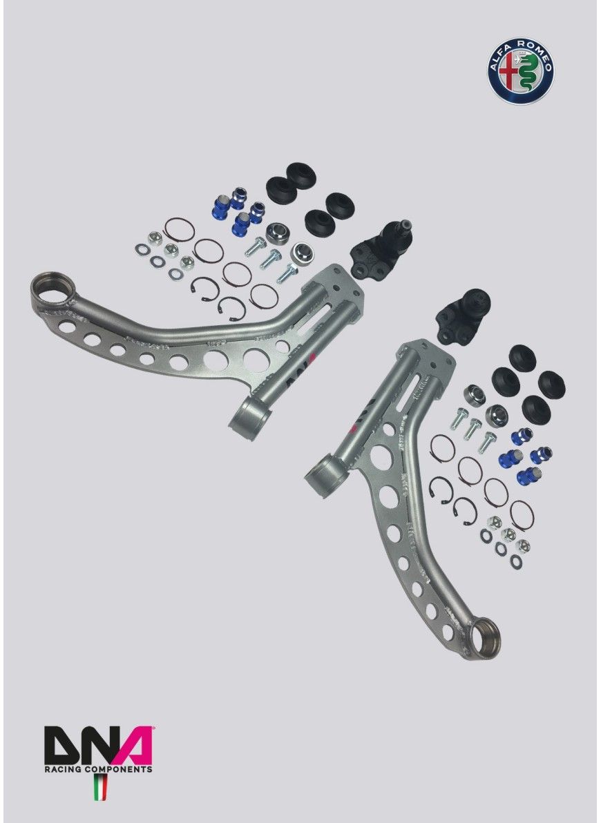 DNA Front Suspension Arms Kit - Alfa Giulietta