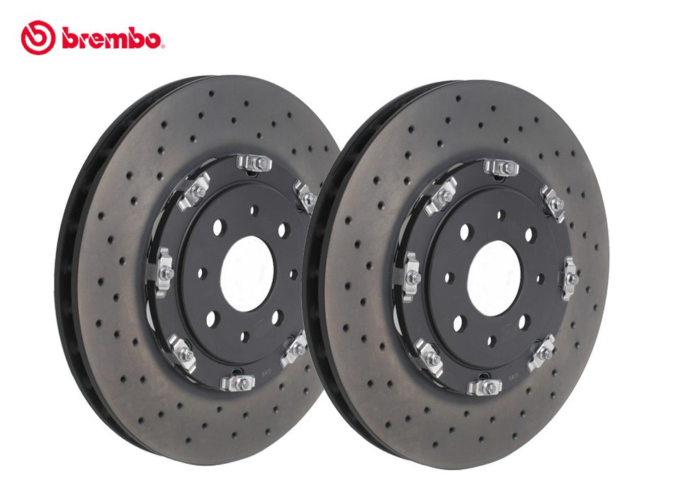 Brembo 2-Delige remschijf Set - VOOR Abarth 500 en Alfa Mito