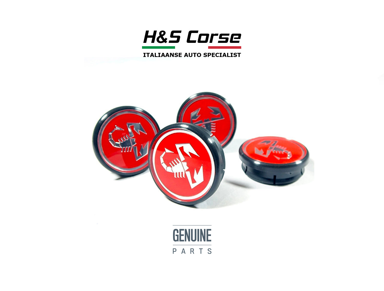 4 Stuks Auto Naafdoppen, Voor Abarth 500 500C, 134mm 4 Stuks Auto Naafdoppen, Voor Abarth 500 500C, 134mm